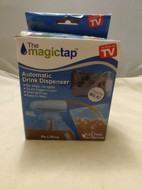 The Magic Tap-Automatic Drink Dispenser-Great For Kids, No Drips Or Spills- NIB