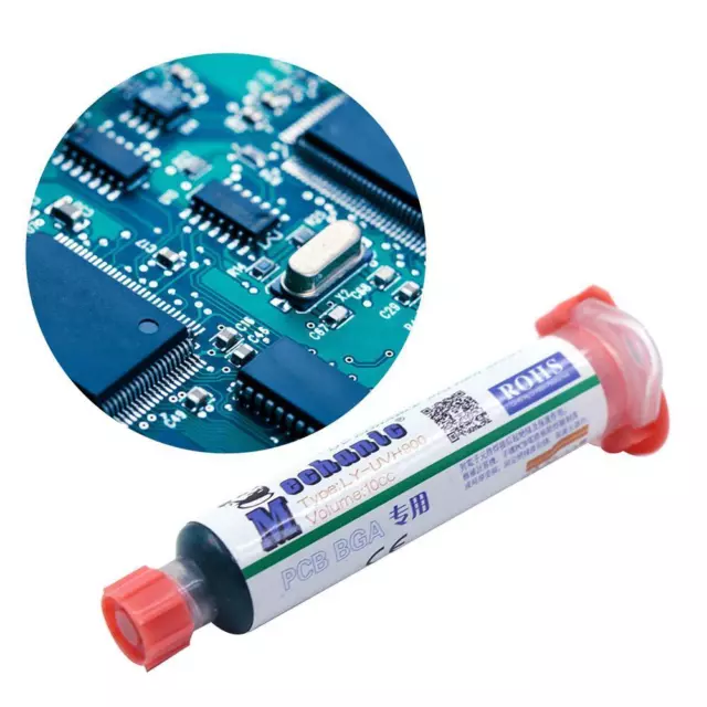 10ml PCB UV Curable Solder Mask Repairing Paint Green`