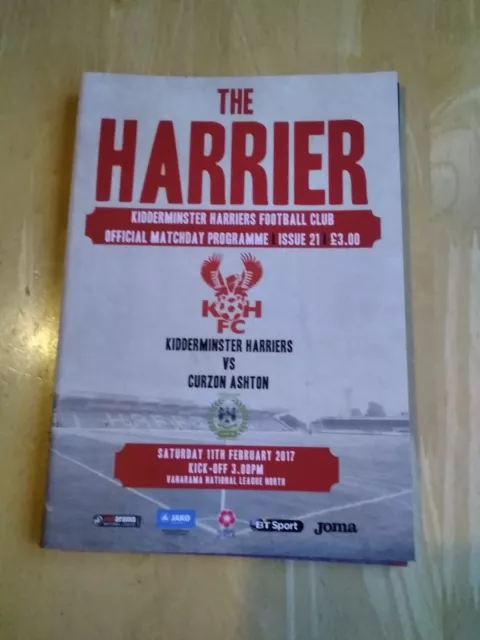 2016/17 Kidderminster Harriers V Curzon Ashton - National League North