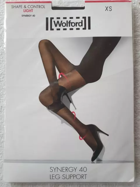 Collant noir pure 10 tights taille XS 10D Wolford n° 14497 (or5