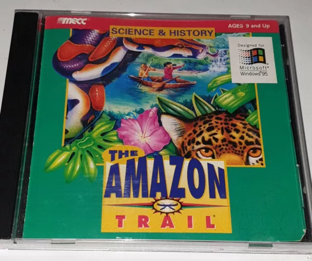 The Learning Company The Amazon Trail PC CD-ROM 1999 - Win/Mac - FREE POST