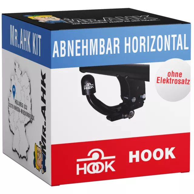 Hook Anhängerkupplung abnehmbar für Ford Focus Fließheck 08-10 NEU inkl ABE EBA