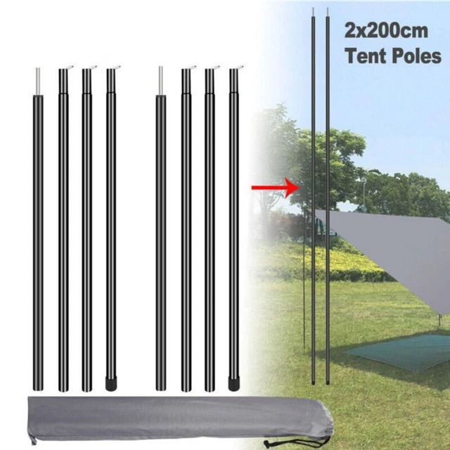 EQUIPMENT AWNING Bracing Rod Canopy Tarp Pole Tent Poles Tent Awning ...