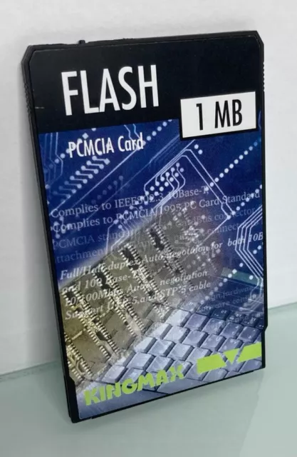 Kingmax Flash PCMCIA Card 1MB | FAC-001M5W 1.1C für Industrie PC etc.