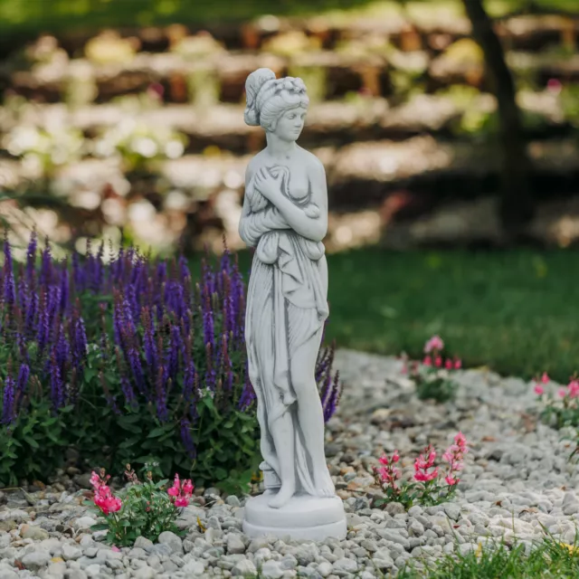 MASSIF STATUE DE Venus Avec Cours D'Eau Figure D'Étang Décoration Jardin au  Gel EUR 153,43 - PicClick FR