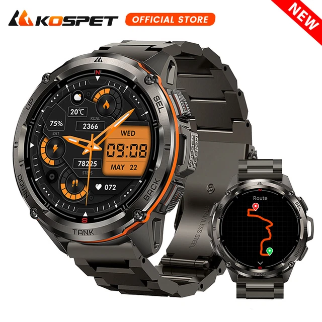 YUINK Orologio Digitale Uomo Donna – Ultra Sottile Acciaio Inox – Impermeabile 5ATM Con Sveglia E Cronometro - 2
