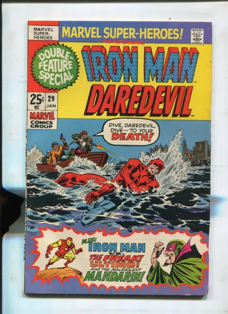 Marvel Super-Heroes #29 (7.0) Iron Man And Daredevil!