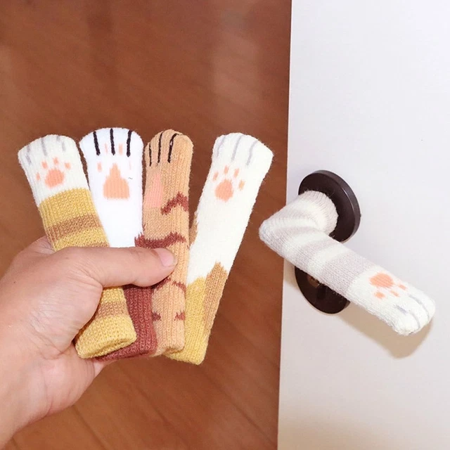 kralle Warm Handschuh Türgriff Schutz Tür knauf abdeckung Griff hülse Stricken
