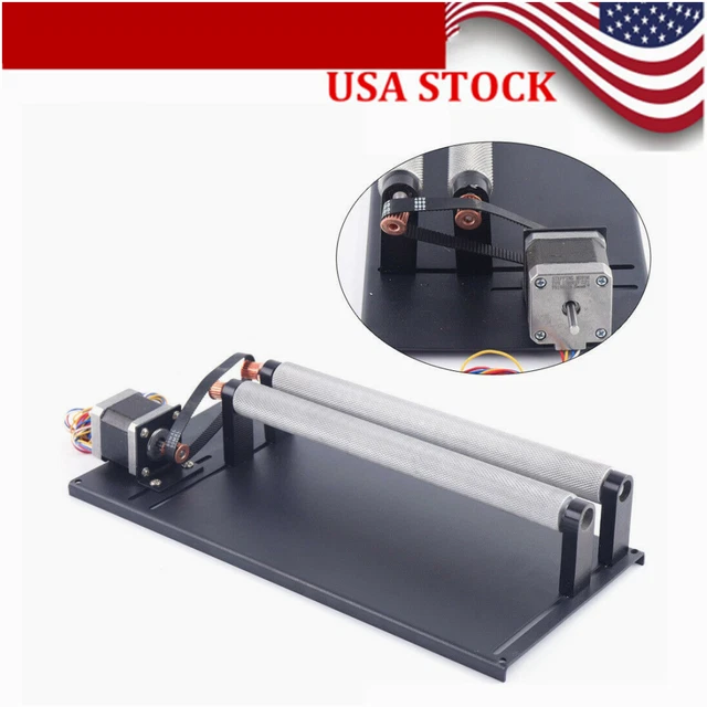 Rotary Axis Cylinder Rotary Shaft For CO2 Laser Engraver Cutter Attachment