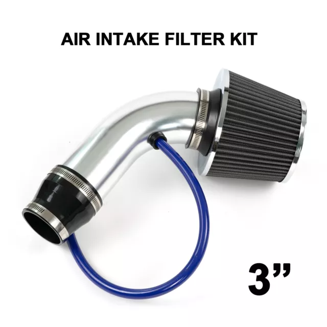 ECHT Carbon Power Sportluftfilter Luftfilter Airbox Air Intake incl.Flex  Schlauch universal Set