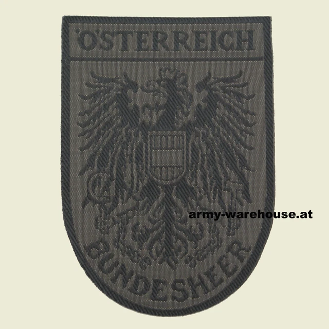 österr. Bundesheer Aufnäher, BH Abzeichen, ÖBH, oliv, neu, Austrian Army