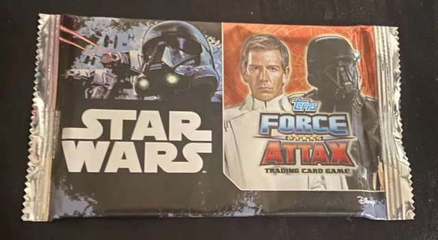 Topps Star Wars Force Attax Trading Card Game - Unopened Pack ~ 8 Available