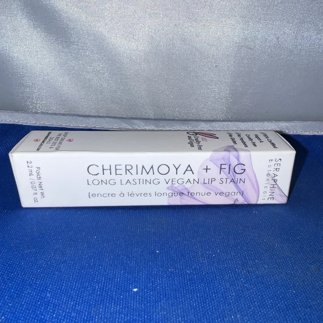 {E2} SERAPHINE BOTANICALS Chirimoya + Higo Larga Duración Mancha Labial Vegana en Latte
