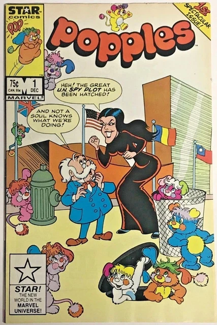 Popples#1  Fn 1986 Star/Marvel Comics