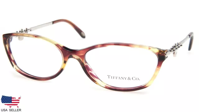 NEW TIFFANY & Co. TF 2063 8081 SPOTTED VIOLET EYEGLASSES 54-16-135 B33mm Italy