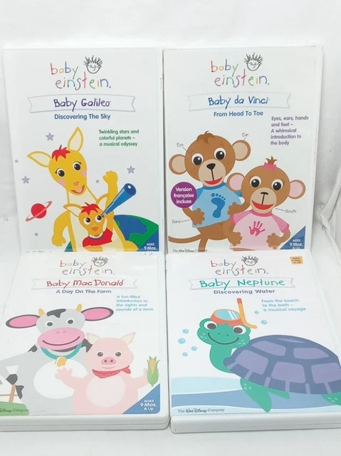 DISNEY BABY EINSTEIN Learning DVD Lot Of 4 For 9 Month Old Plus $20.11 ...