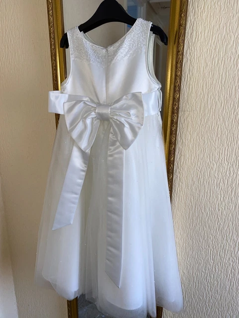 Abito da damigella d'onore John Lewis età 5 fata sposa collezione cimelio avorio prezzo disponibile £65