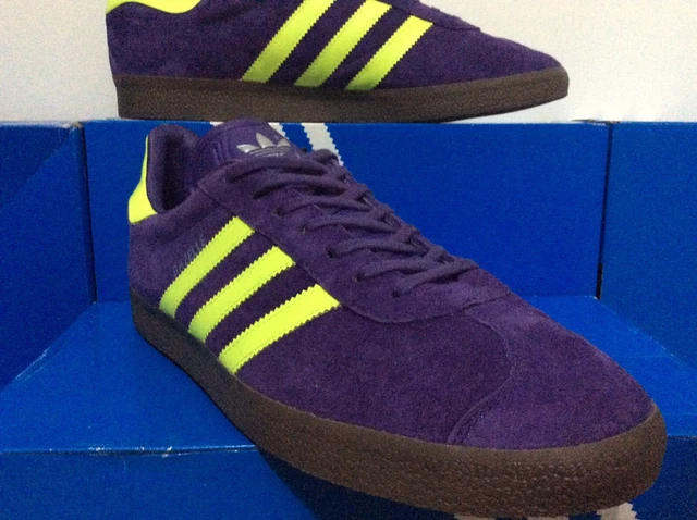 adidas gazelle silver green womens Adidas Gazelle 'Purple Burst Solar Yellow'  The Attic