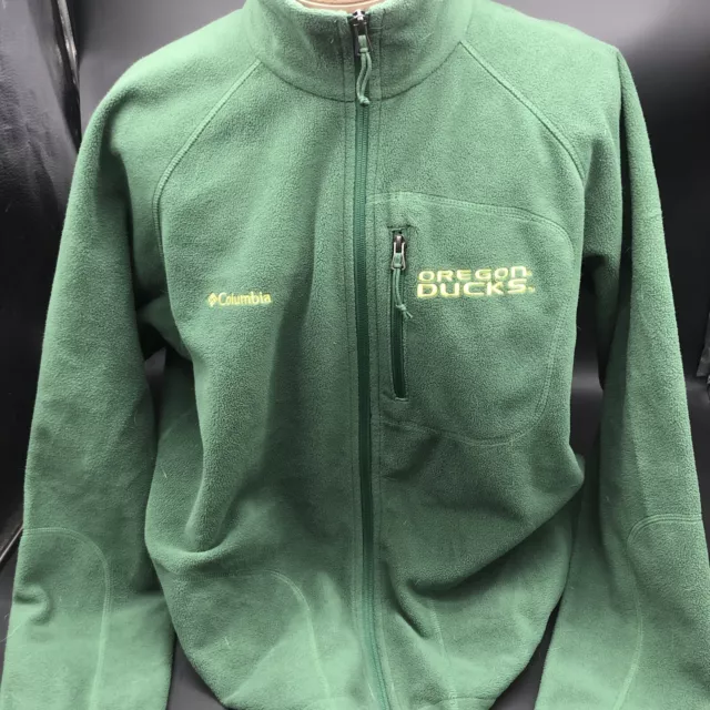 Columbia Oregon Ducks Omni Heat Fleece Jacket Men’s Size Medium