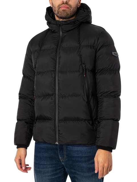 Belvotti Milano de los hombres Chaqueta acolchada Moran, Negro