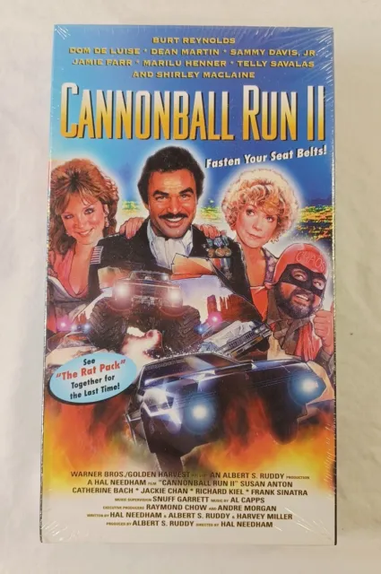 Cannonball Run II SEALED VHS 1998 Burt Reynolds Dom De Luise Dean Martin