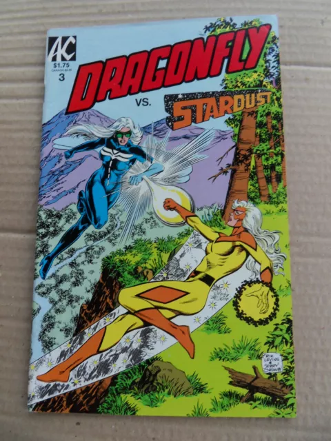 Dragonfly 3 . Vs Stardust - Americomics 1986 - FN / VF