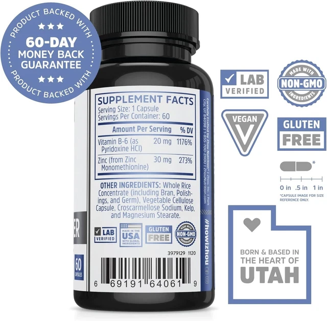 Zinc Defender Capsules | Immune Support with Zinc Monomethionine | Gluten Free Z 2