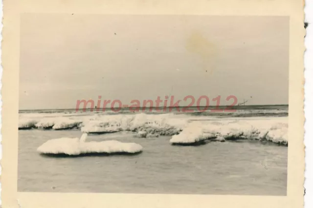 Foto, 3.Btl.Geb.Jg.Rgt.100, Nordseestrand im Winter, 1940, 5026-448