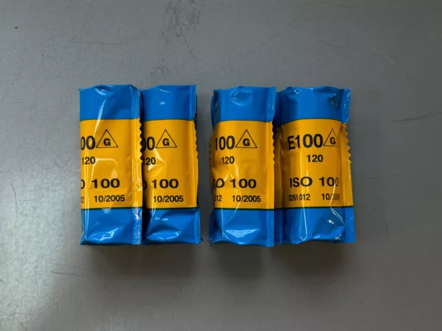 Kodak Ektachrome E100G ISO 100, 120, Color Transparency Film. Expired 2005
