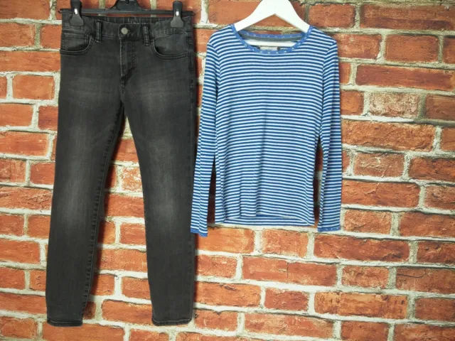 Girls Bundles Aged 9-10 Years Gap Boden Long Sleeve T-Shirt Jeans Set 140Cm