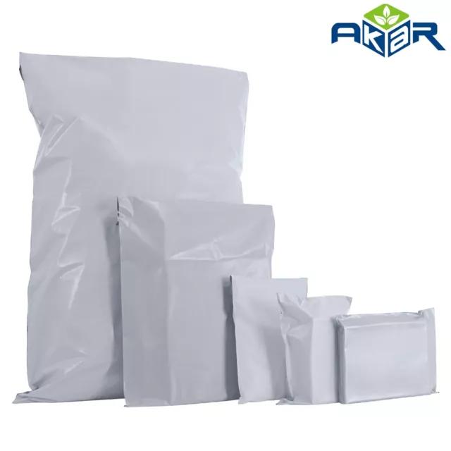 Coloured Mailing Bags Strong Polythene Postage Plastic Postal Mail Seal All Size