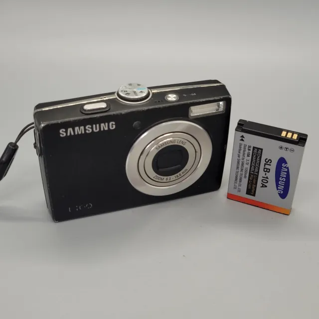 Samsung L100 8.2MP Compact Digital Camera Black Tested