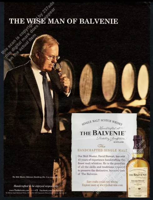 2011 The Balvenie Scotch whisky Malt Master photo vintage print ad