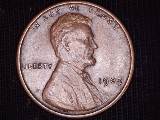 1909P VDB Lincoln Wheat Penny Cent, a VERY Nice Coin!