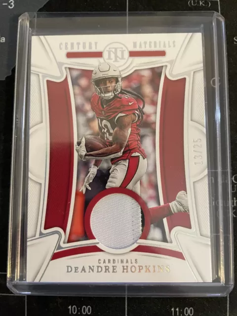 2022 Panini National Treasures DeAndre Hopkins Jersey Patch #/25