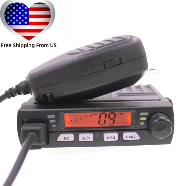 ANYSECU CB-40M 40 Channels Citizen Band Radio 8W AM/FM Mini Mobile ...