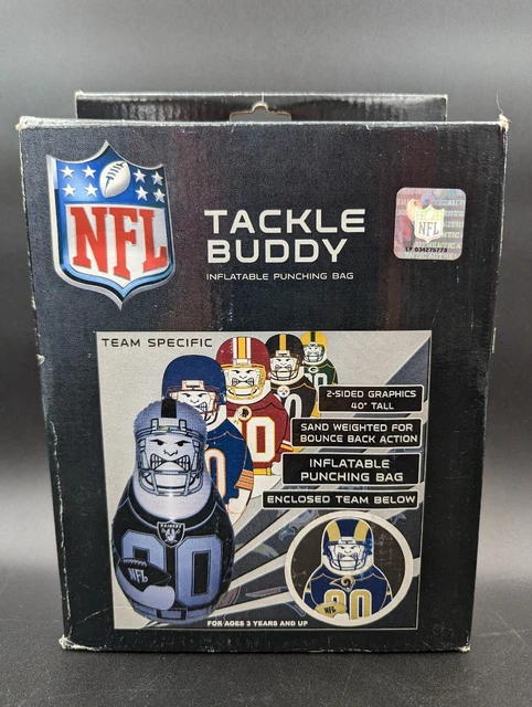Fremont Die Tackle Buddy NFL Inflatable Punching Bag St Louis Rams NIB