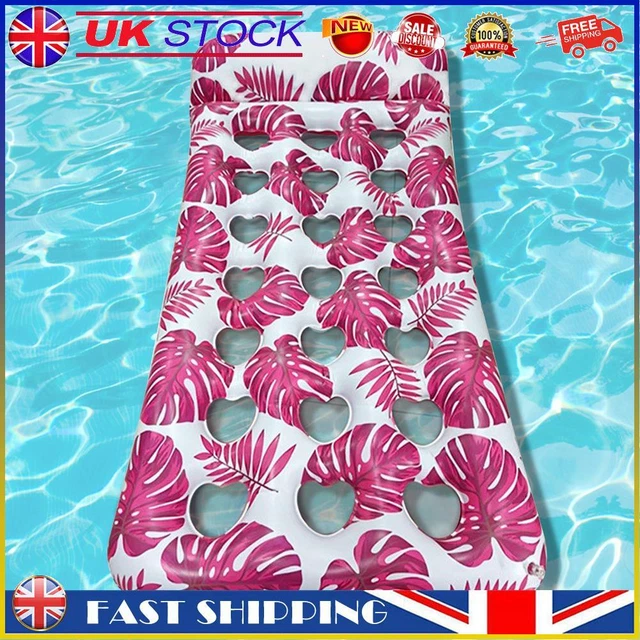Floating Boat Lounge With Headrest Summer Water Hammock for Pool Party Supplies