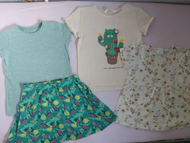 Pacchetto Abbigliamento Estivo Ragazze Età 4-5 Anni Include Zara/H&M