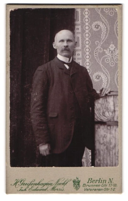 Fotografie H. Greifenhagen Nachf. Inh. Edward Morris, Berlin, Brunnenstr 17 / 1
