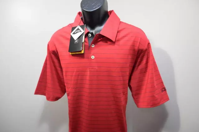 Adidas Golf Polo ClimaLite Short Sleeve Athletic Golf Shirt Mens Large NWT