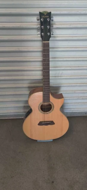 Laguna Acoustic Electric Guitar Natural 2009 LG300CE Laguna Acoustic Electric Guitar Natural 2009 LG300CE