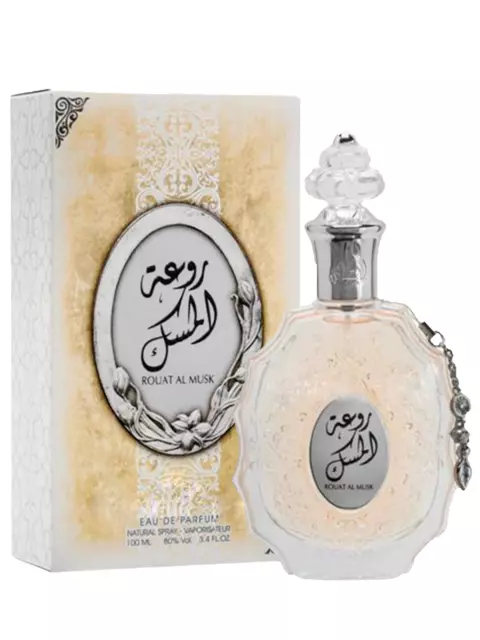 Beautiful Arabic Rouat Al Musk Perfume by Lattafa, 100ML, Unisex, Cedar Aroma