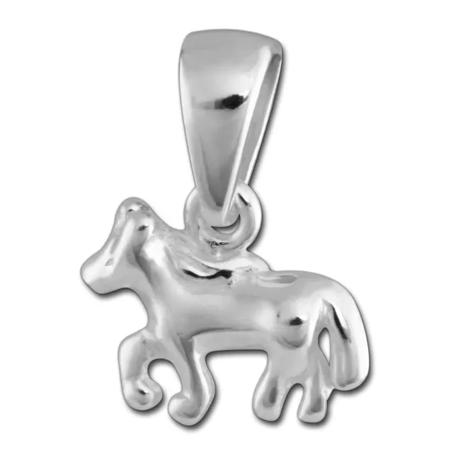 Teenie-Weenie Ketten Anhänger Kleines Pferd 925r Sterling Silber SDH8201J