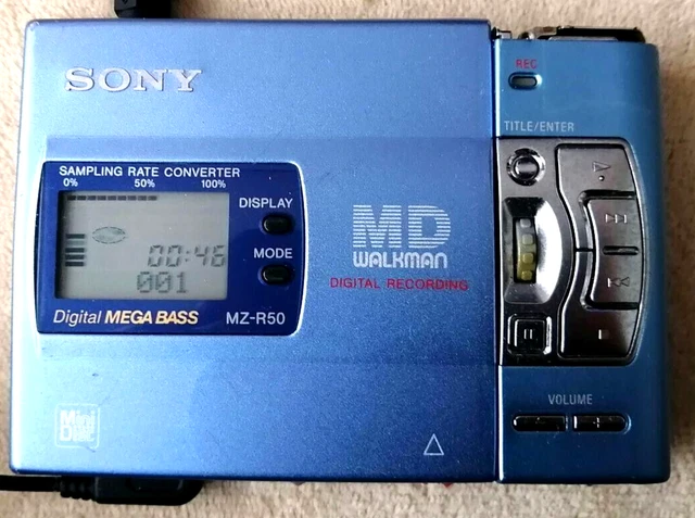 MDウォークマン WALKMAN MZ-R50 動作未確認 SONY MDウォークマン WALKMAN MZ-R50 動作未確認(録音、再生)｜売買