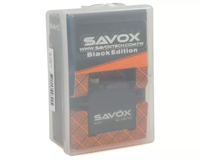 Savox SC-1257TG 1257TG Black Edition "Super Speed" Titanium Gear RC Servo