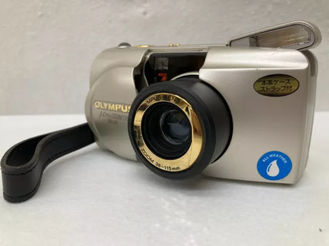 [Exc+4] Olympus μ mju: ZOOM 115 DELUXE 35mm Point & Shoot Film Camera from Japan