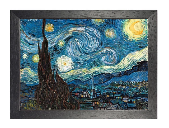 Tableau Imprimé 'La Nuit étoilée' De Van Gogh - Toile Ou Papier, Reproductions D'art