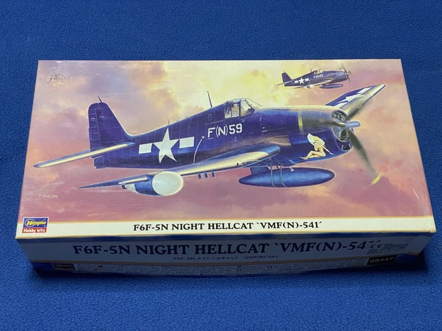 GRUMMAN F6F-5N NIGHT HELLCAT  HASEGAWA 1/48 Complet