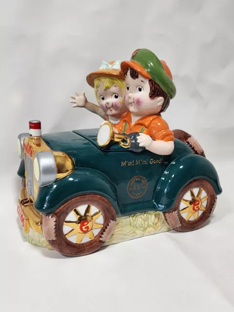 Campbells Soup Cookie Jar "Going Places" Car Glazed Solid Gold Edition # 55/1000